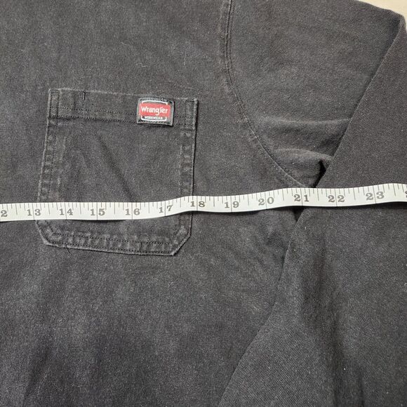 Wrangler Workwear Shirt Men XL Long Sleeve Chore Western Utility Laborer Outdoor - Picture 4 of 7